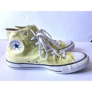 Converse Chuck Taylor All Star Shoes Men's Size 12 Neon Yellow High Top Sneakers